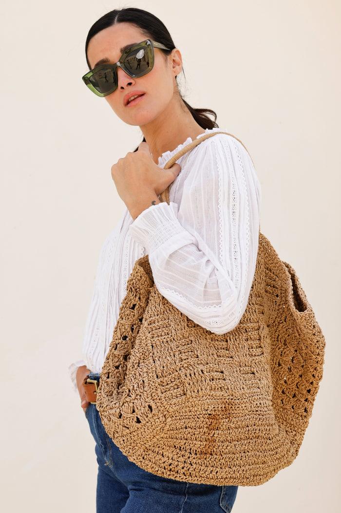 Aspiga Raffia Tote Bag