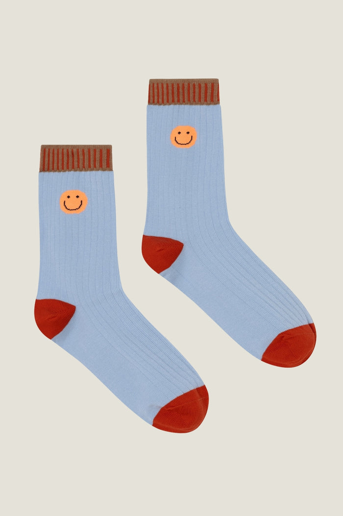Aspiga Ribbed Smiley Sock