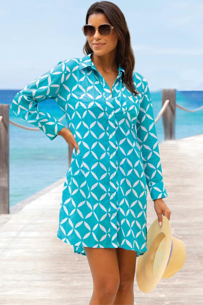 aspiga Saffron Organic Cotton Beach Shirt