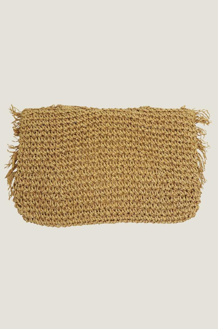Aspiga Sirene Raffia Clutch