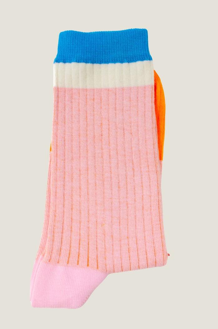 Aspiga Striped Ribbed Sock