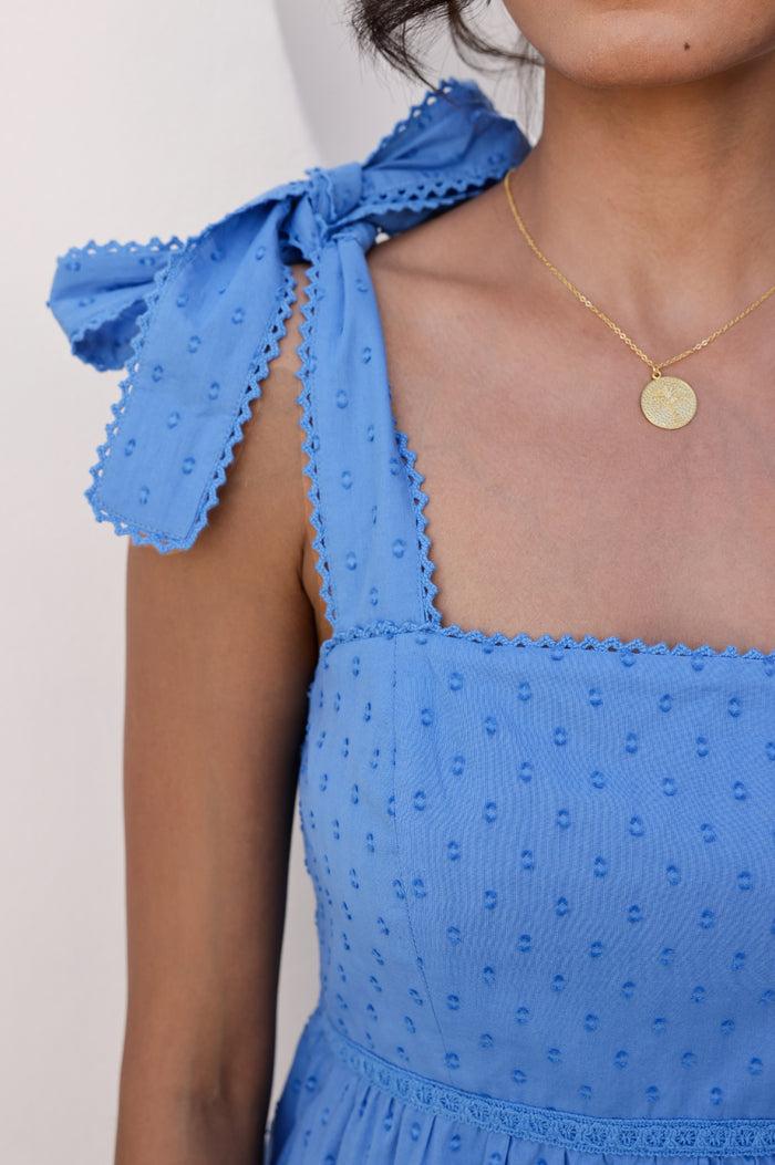 Aspiga Tabitha Organic Cotton Dobby Short Dress