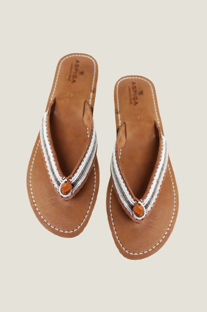 aspiga Tanzi Soft Padded Sole Leather Sandals