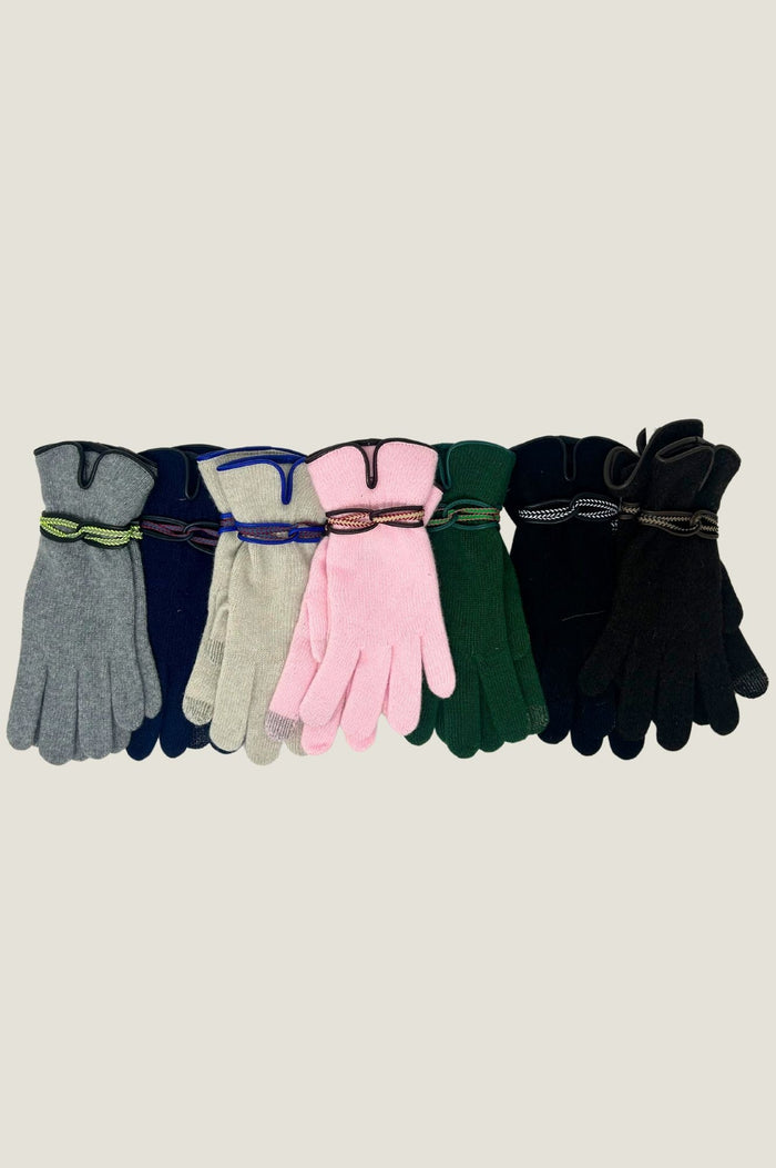 Aspiga Touchscreen Wool & Cashmere Blend Gloves