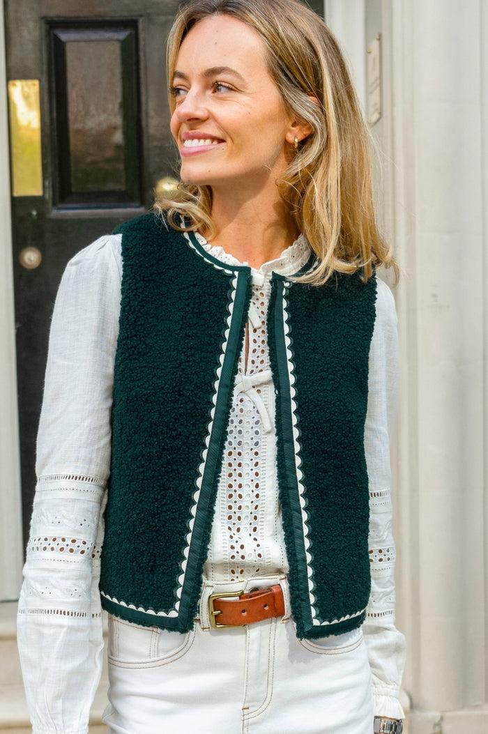 aspiga Trim Detail Eco Fleece Gilet