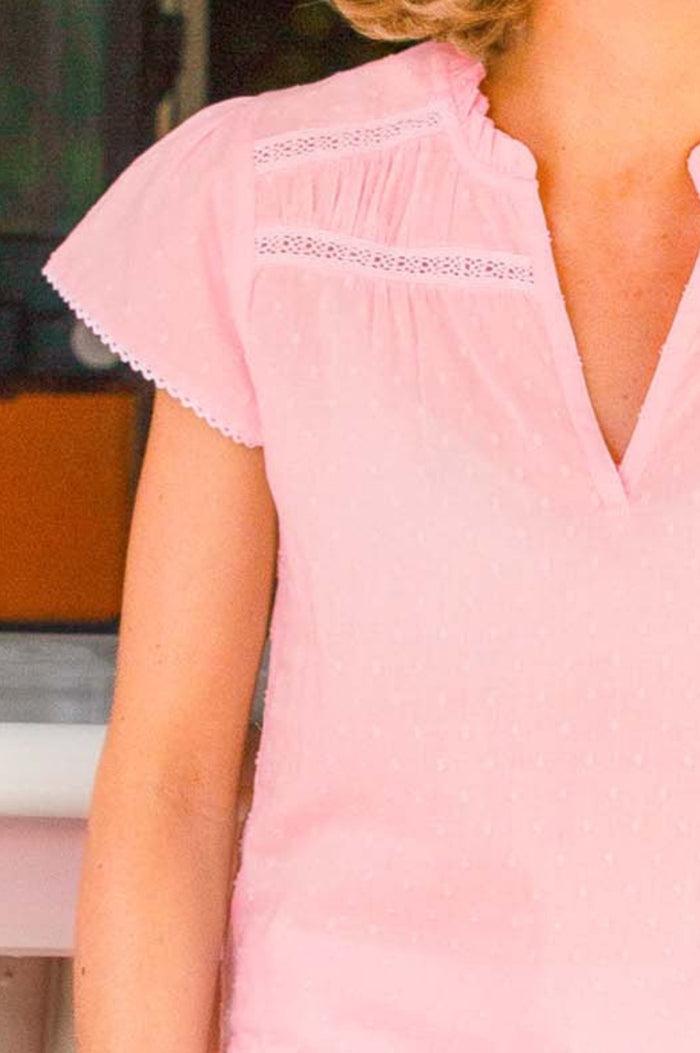 Aspiga Vanya Organic Cotton Dobby Blouse