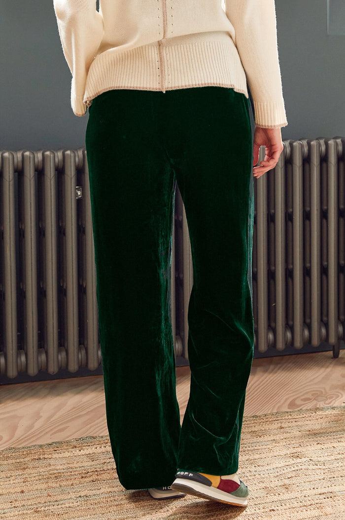 Aspiga Velvet Side Stripe Trousers
