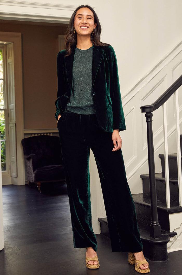 Aspiga Velvet Side Stripe Trousers