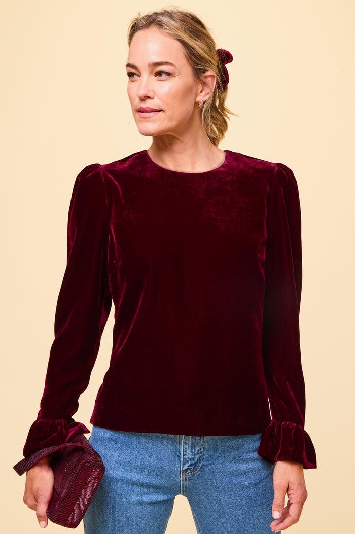 aspiga Victoria Velvet Top