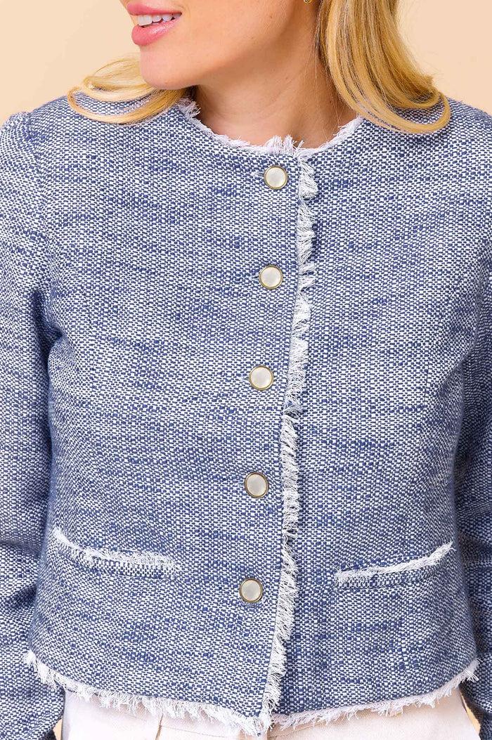 Aspiga Violet Boucle Jacket