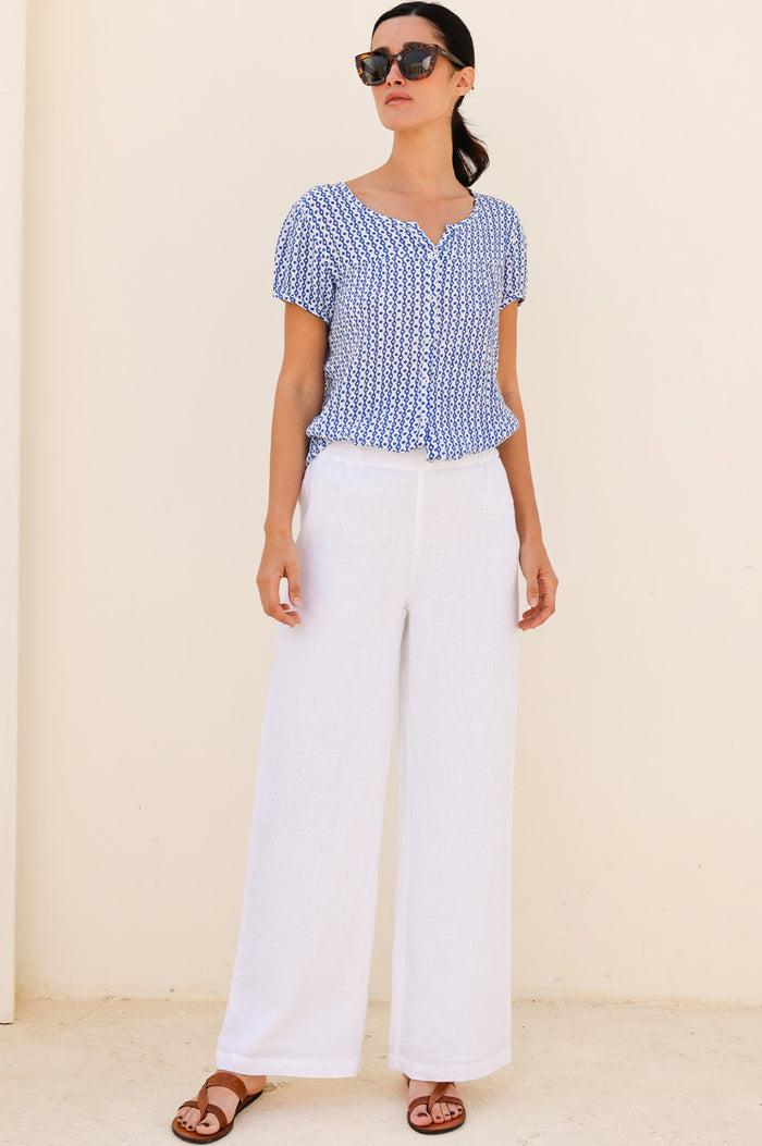 Aspiga Wide Leg Linen Trousers