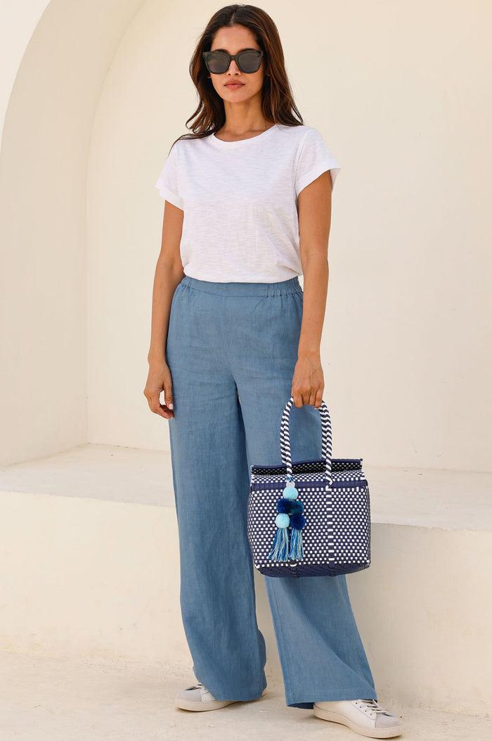 Aspiga Wide Leg Linen Trousers