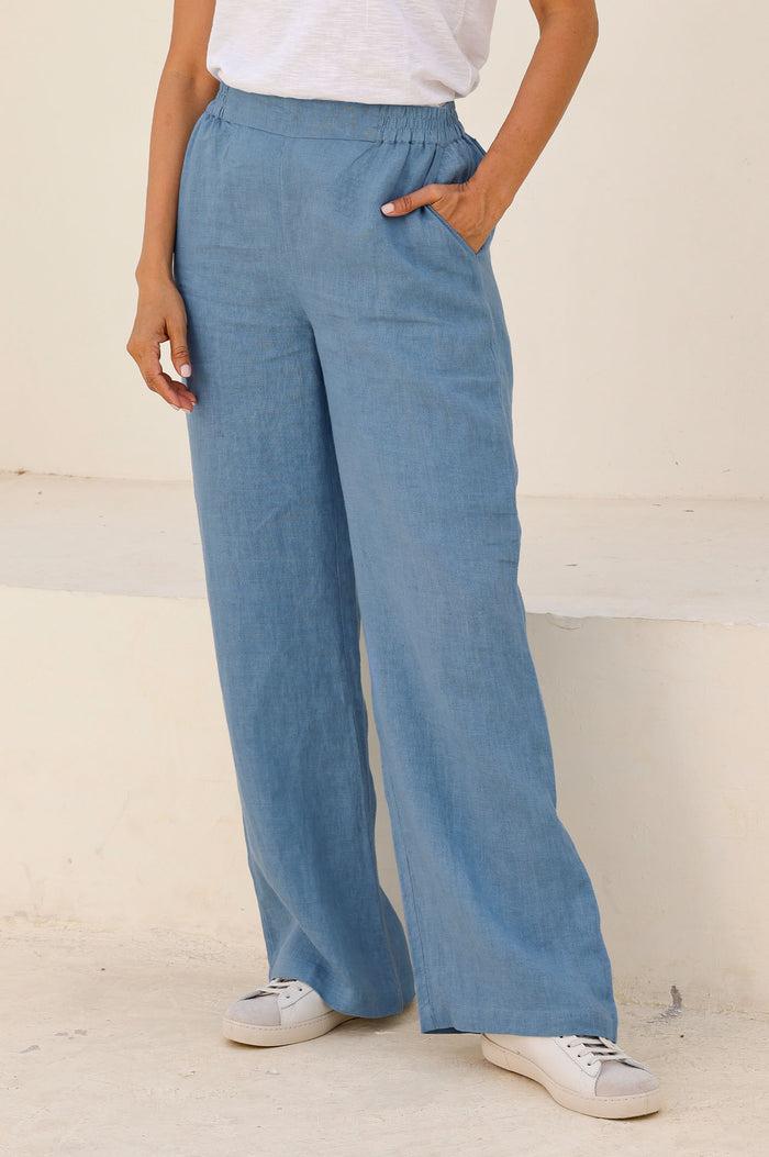 aspiga Wide Leg Linen Trousers