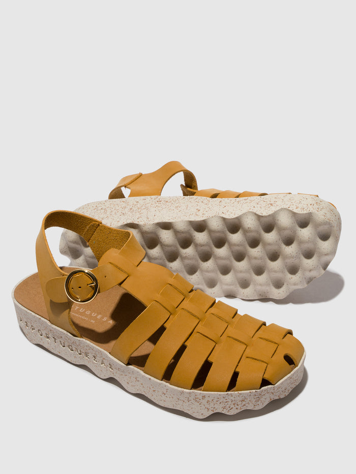 Asportuguesas Buckle Sandals CALIX CAMEL