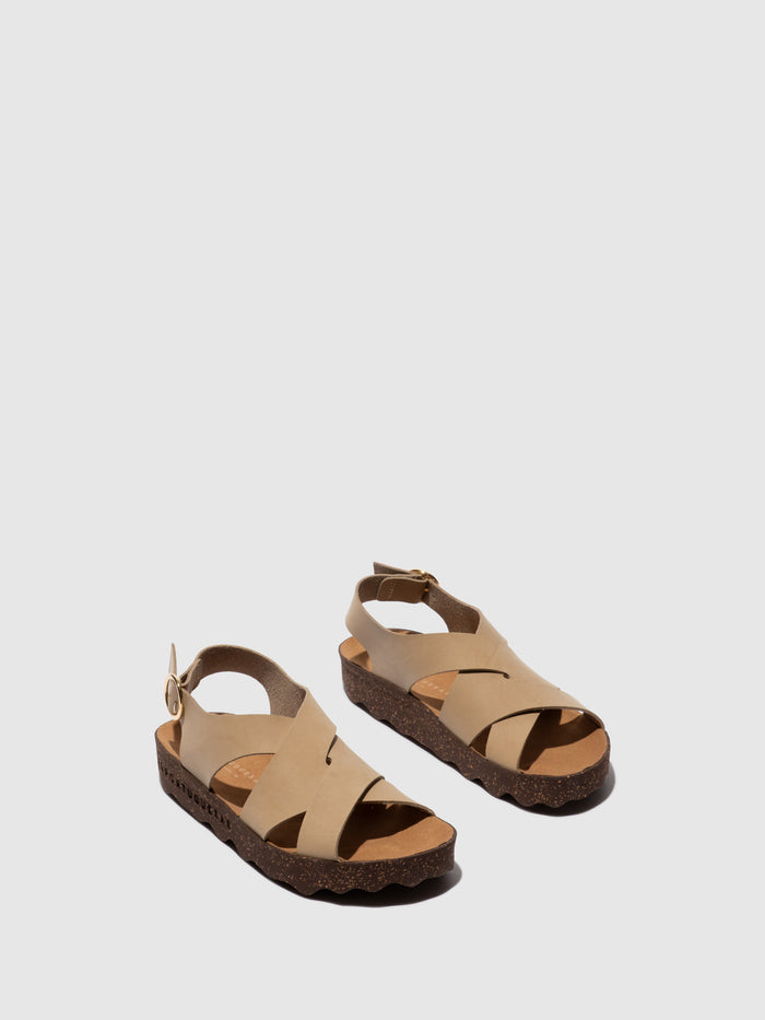 asportuguesas Buckle Sandals CUSK BEIGE