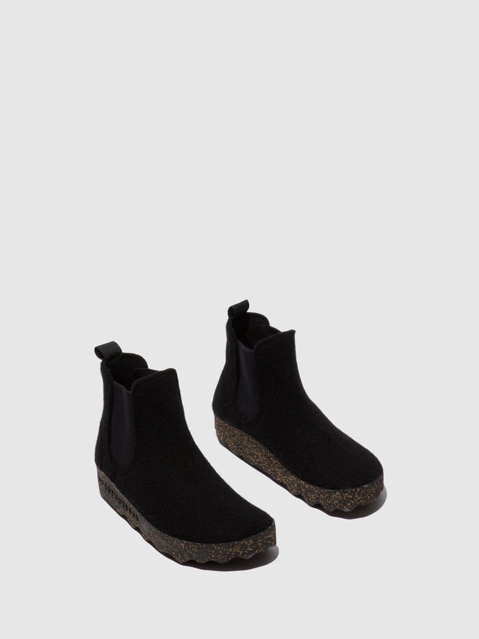 Asportuguesas Chelsea Ankle Boots CAIA BLACK