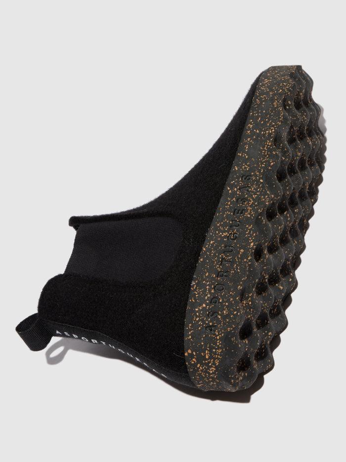 Asportuguesas Chelsea Ankle Boots CAIA BLACK