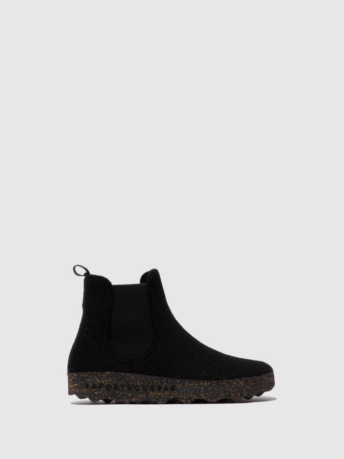 asportuguesas Chelsea Ankle Boots CAIA BLACK