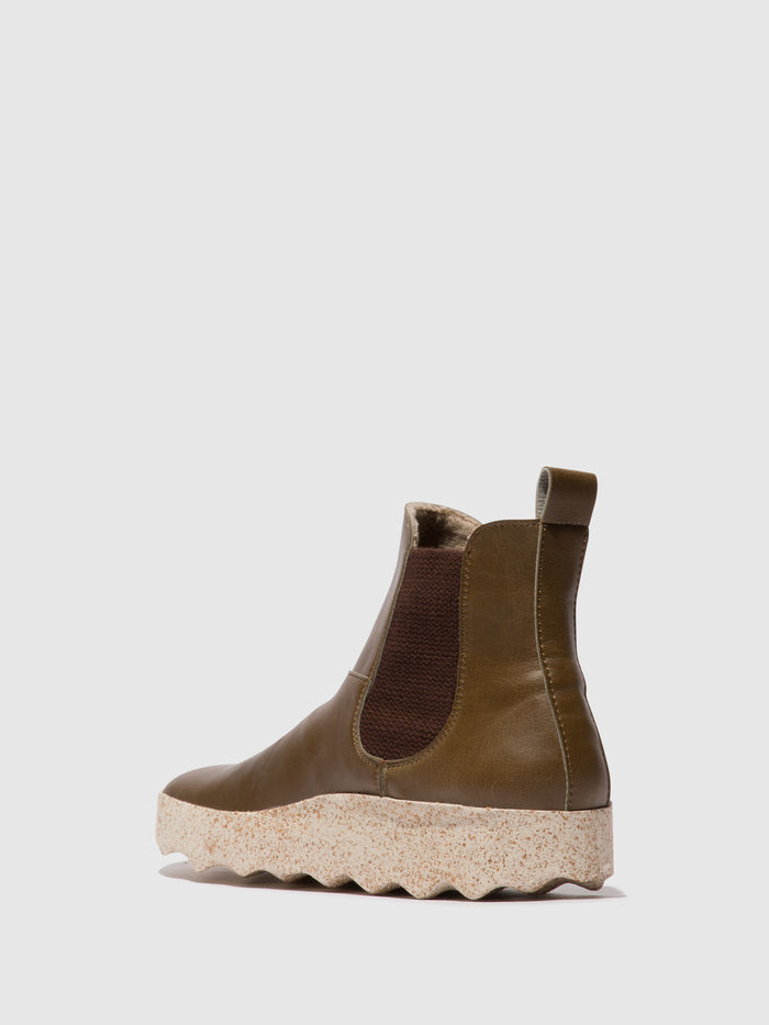 Asportuguesas Chelsea Ankle Boots CAIA KHAKI