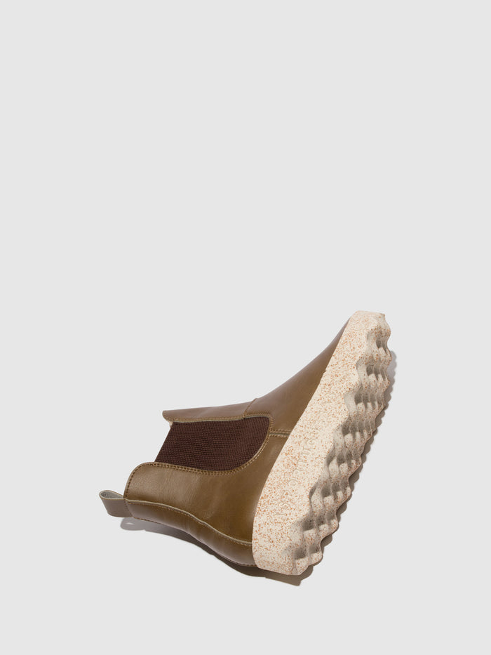 Asportuguesas Chelsea Ankle Boots CAIA KHAKI