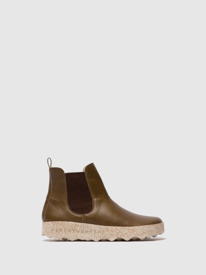 asportuguesas Chelsea Ankle Boots CAIA KHAKI