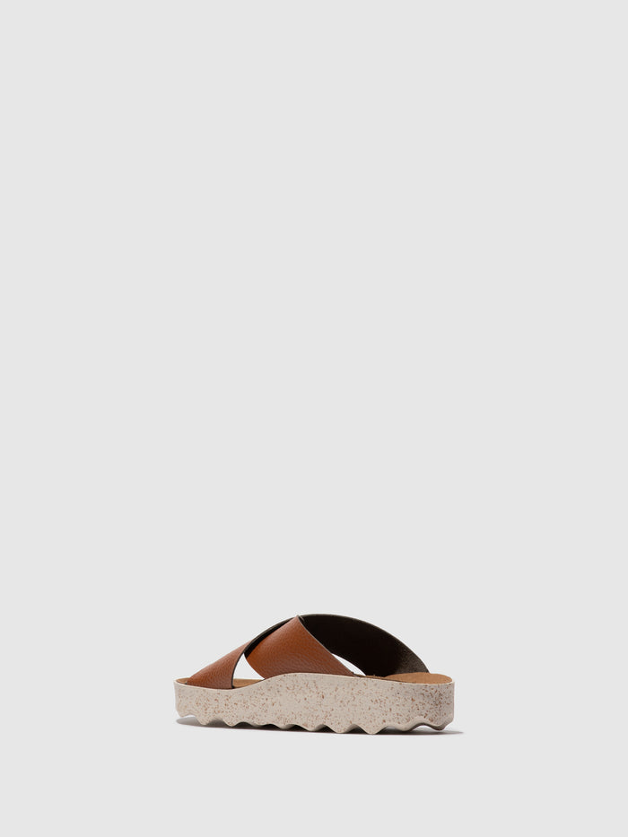 Asportuguesas Criss-cross Sandals CROSS TAN