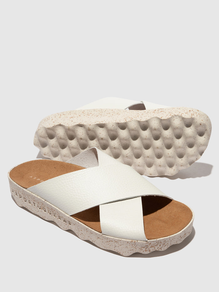 Asportuguesas Criss-cross Sandals CROSS WHITE