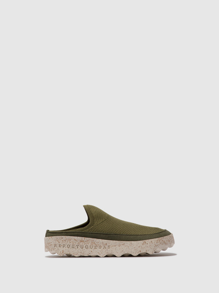 Asportuguesas Elasticated Mules COVE OLIVE