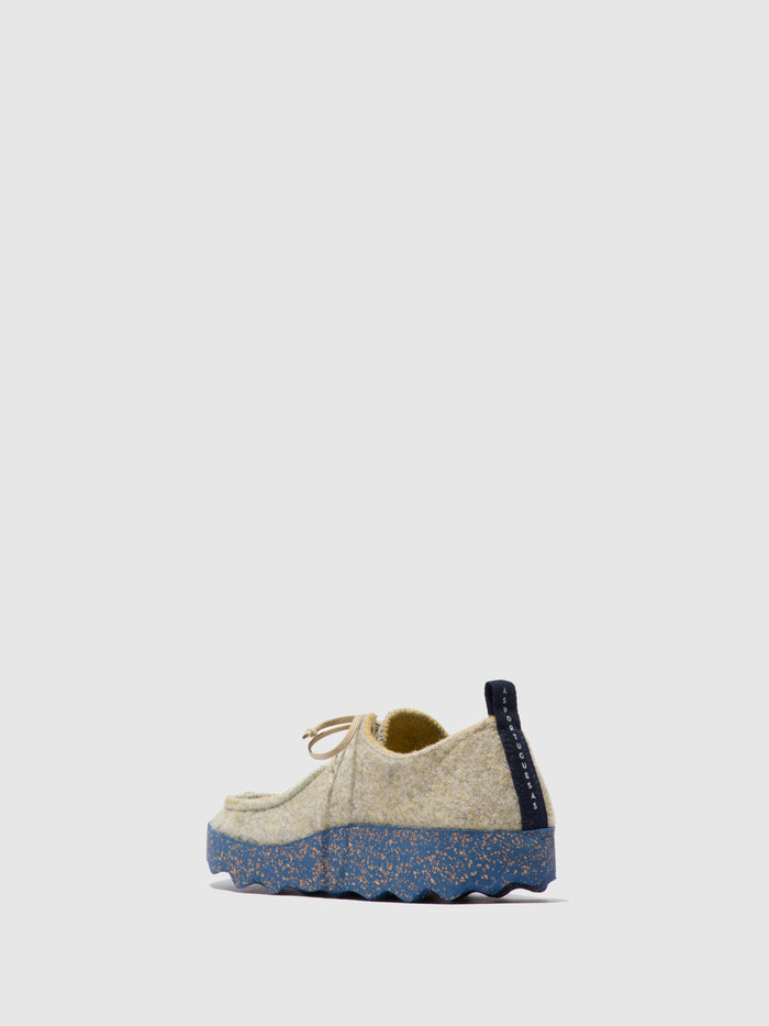 Asportuguesas Lace-up Shoes CHAT_L GREY YELLOW