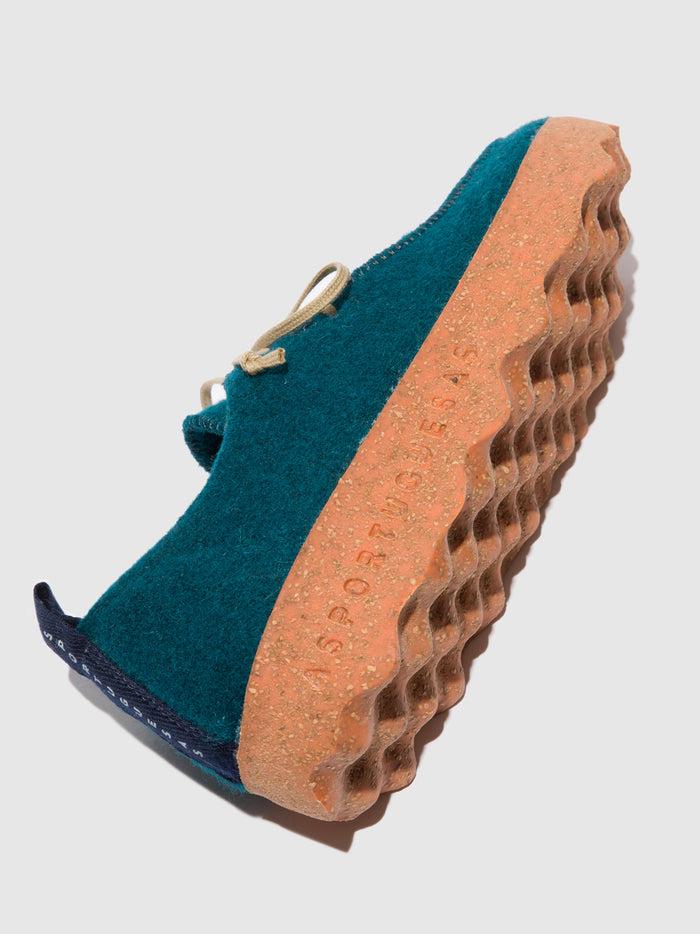 Asportuguesas Lace-up Shoes CHAT PEACOCK BLUE