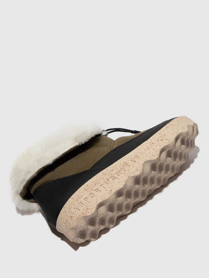 Asportuguesas Round Toe Boots COAT ARMY