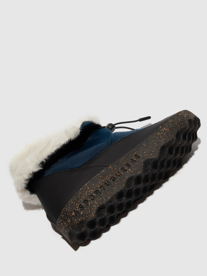 Asportuguesas Round Toe Boots COAT NAVY