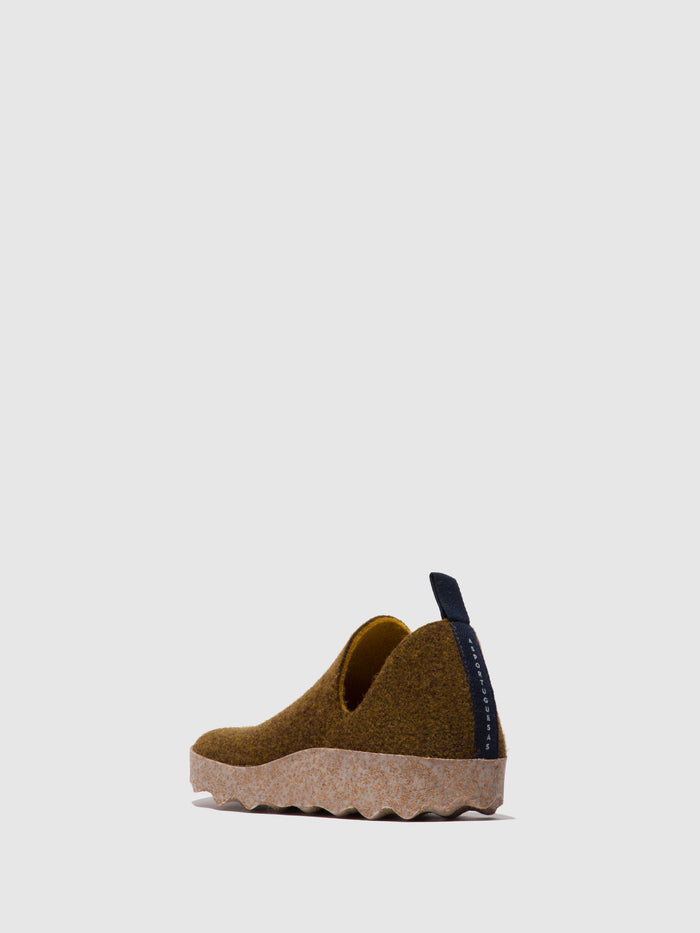 Asportuguesas Round Toe Shoes CITY L CARAMEL FELT