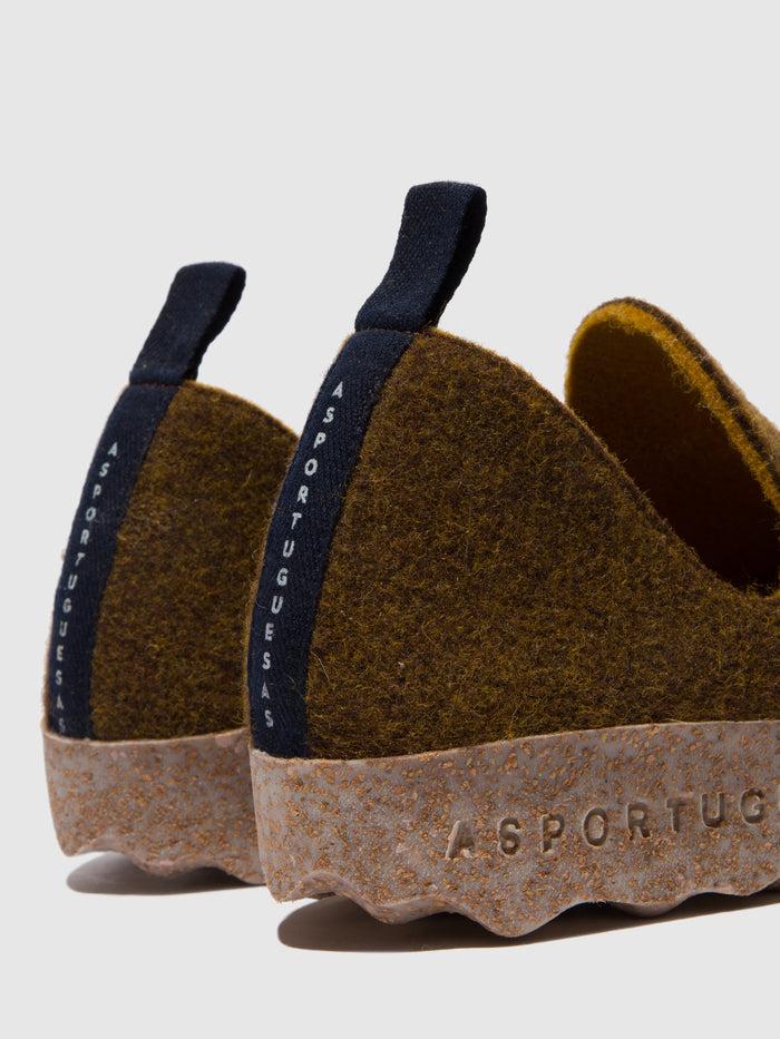 Asportuguesas Round Toe Shoes CITY L CARAMEL FELT