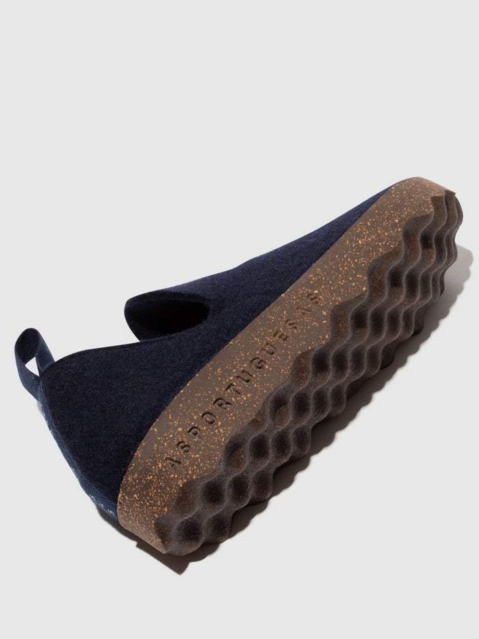 Asportuguesas Round Toe Shoes CITY NAVY