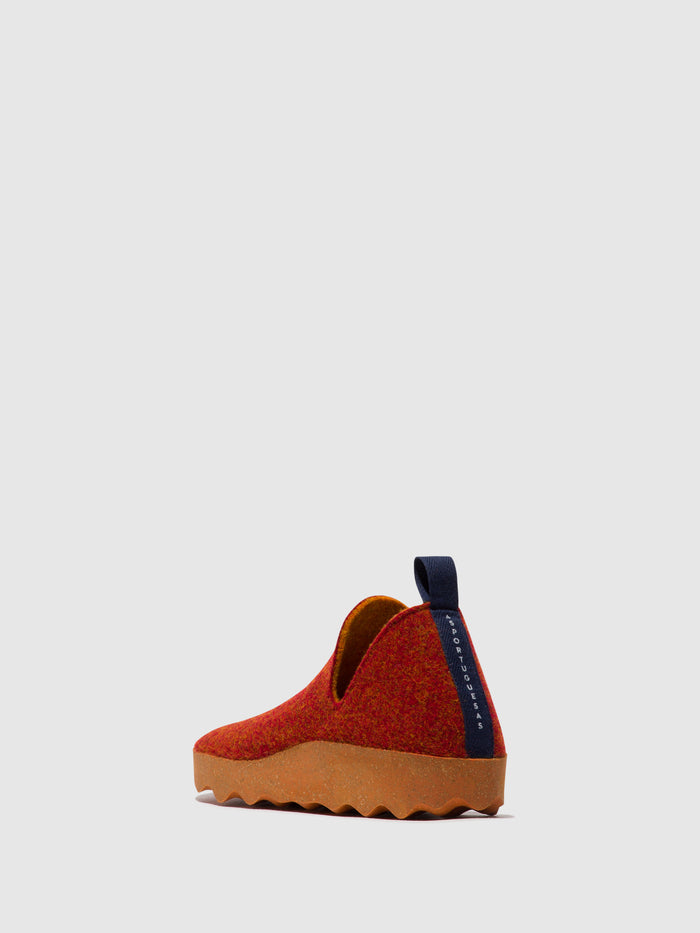 Asportuguesas Round Toe Shoes CITY RED DOUBLE