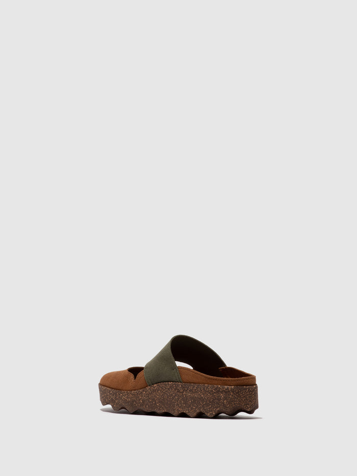 Asportuguesas Slip-on Mules CANA COGNAC