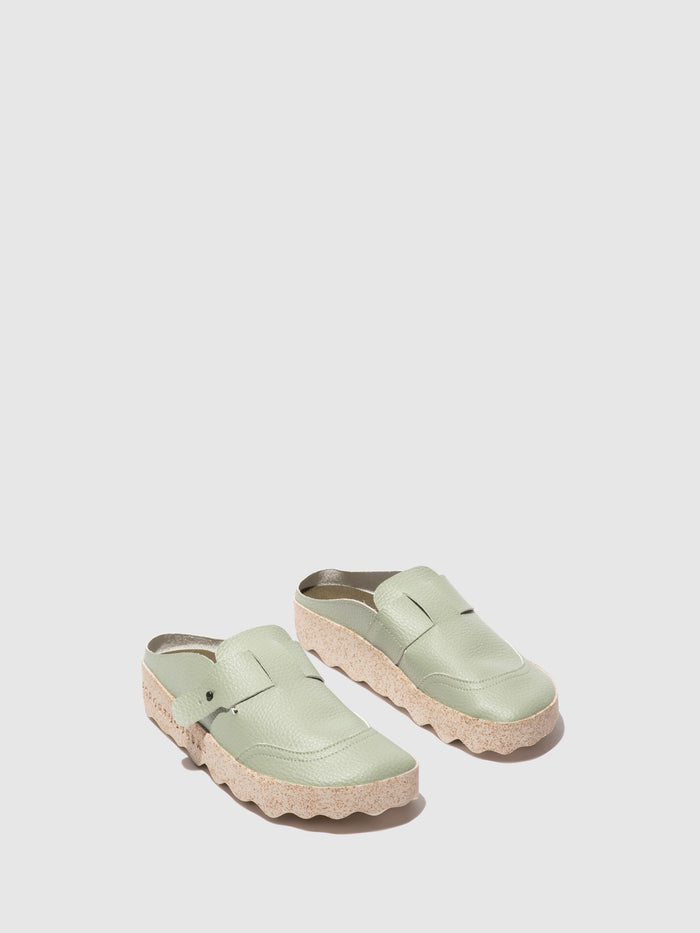 Asportuguesas Slip-on Mules COLE SAGE GREEN