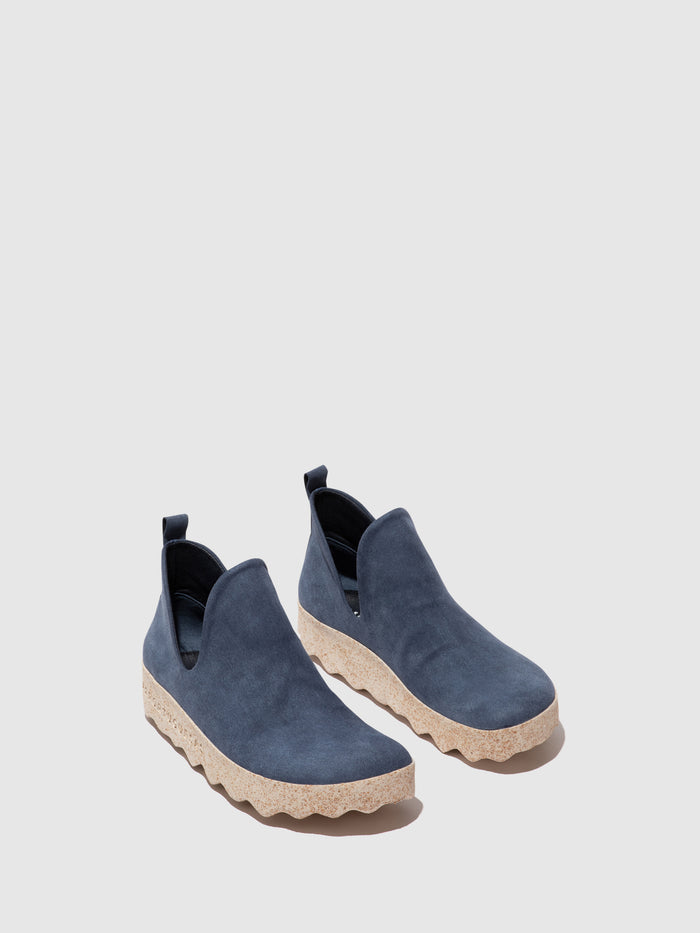 Asportuguesas Slip-on Trainers CITY Navy (Suede)