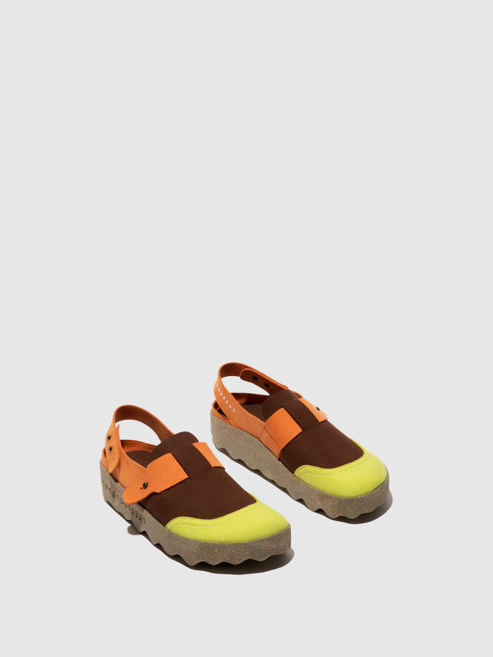 Asportuguesas Strappy Mules CUTE BROWN