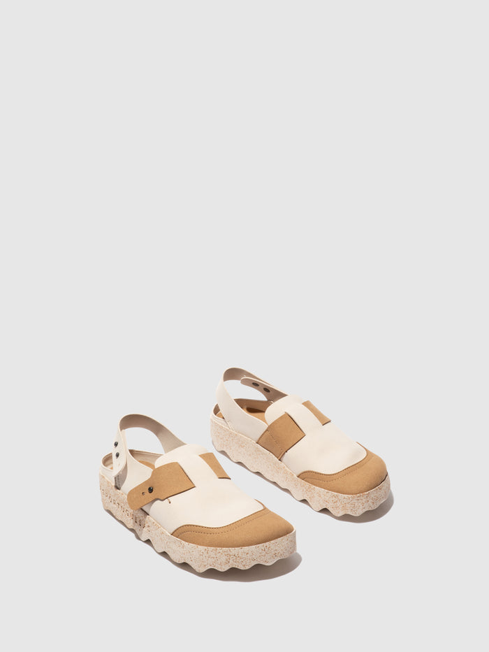 Asportuguesas Strappy Mules CUTE OFFWHITE