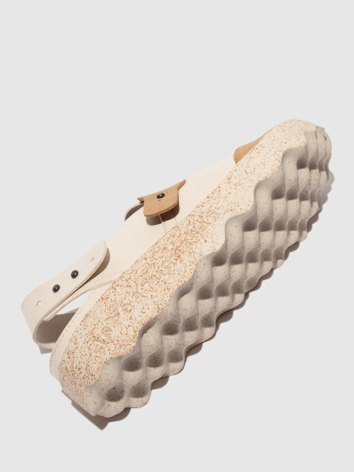 Asportuguesas Strappy Mules CUTE OFFWHITE