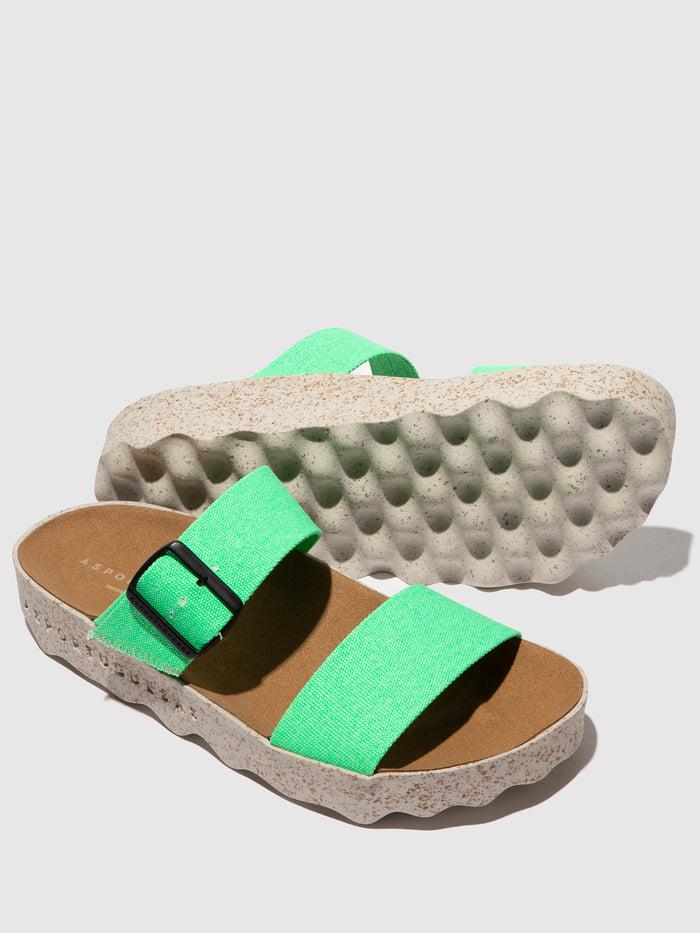 Asportuguesas Strappy Sandals COLY2 LIME