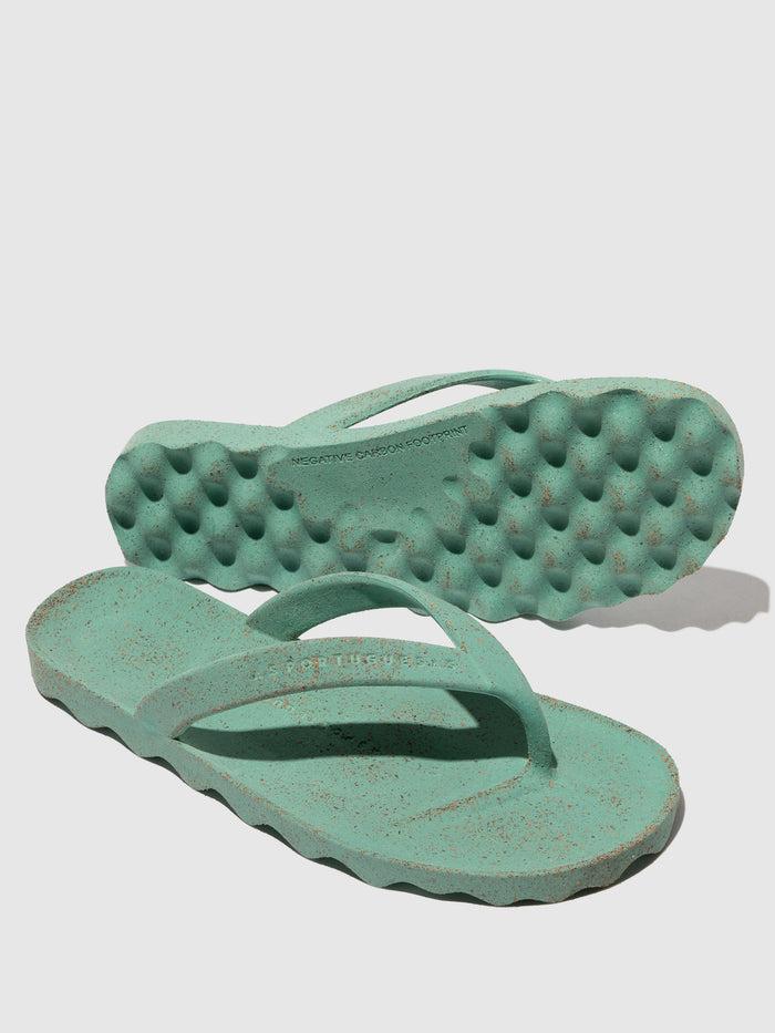 Asportuguesas Thong Flip-Flops EARTH MINT