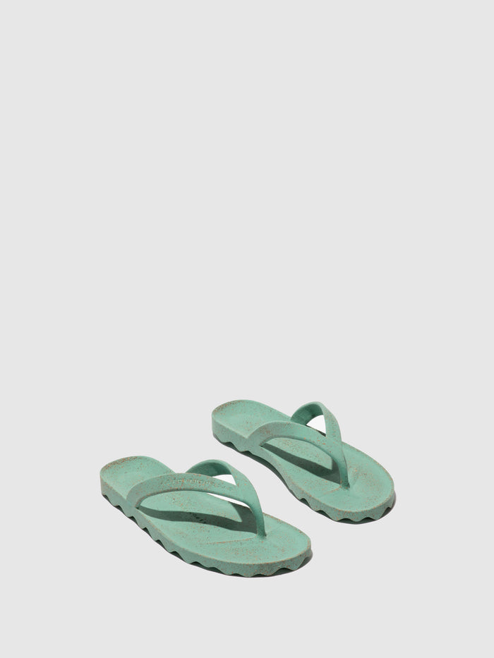 asportuguesas Thong Flip-Flops EARTH MINT