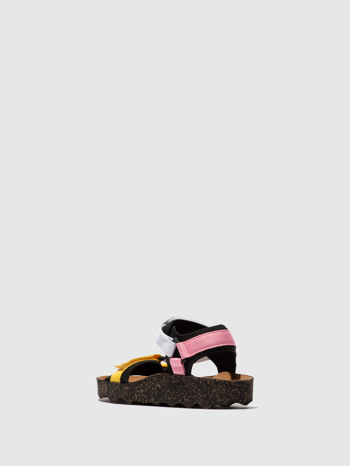 Asportuguesas Velcro Sandals CION BLACK