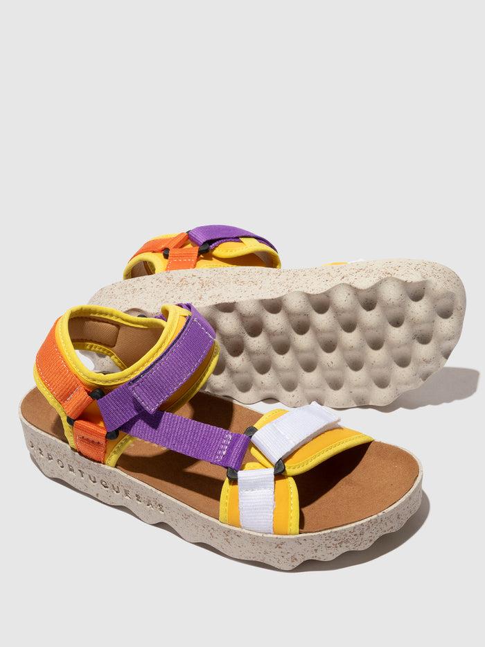 Asportuguesas Velcro Sandals CION YELLOW