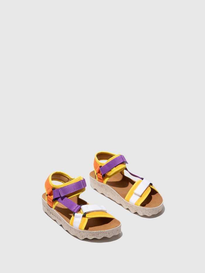 asportuguesas Velcro Sandals CION YELLOW
