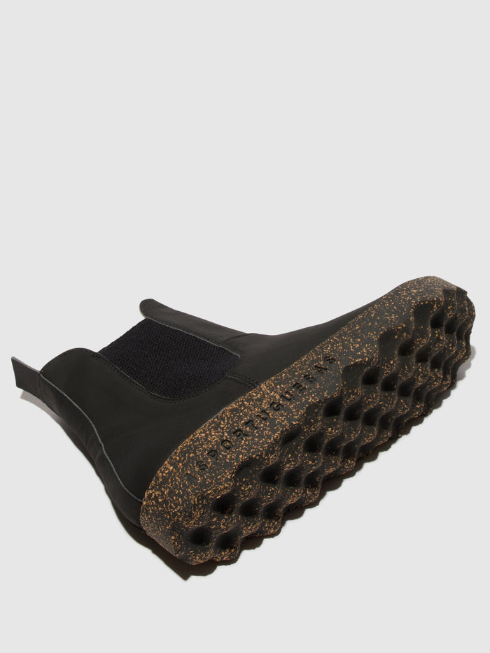 Asportuguesas Chelsea Ankle Boots CAIA M BLACK VIRIDIS