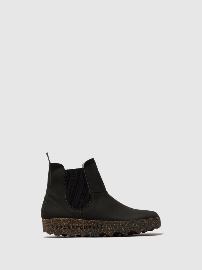 asportuguesas Chelsea Ankle Boots CAIA M BLACK VIRIDIS